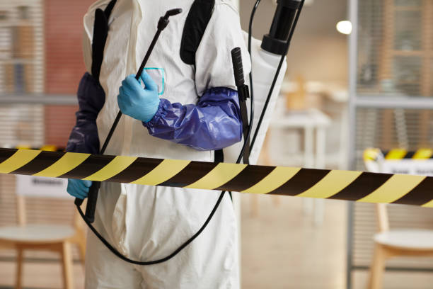 Professional Biohazard technician working in Chestnut Hill, MA